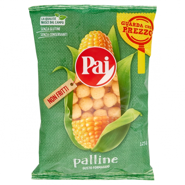 PAI LE PALLINE GUSTO FORMAGGIO 125 G