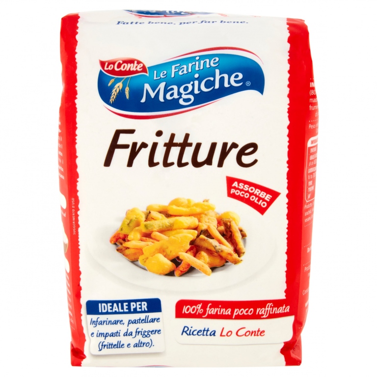 LE FARINE MAGICHE MIX A BASE DI FARINA POCO RAFFINATA PER FRITTURE 750 G