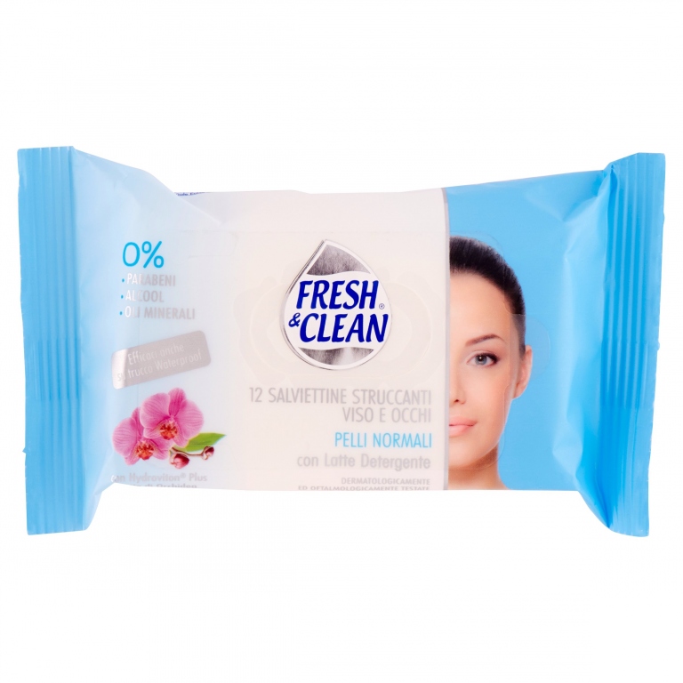 SALV.STRUCCANTI FRESH&CLEAN PELLI NORM.PZ 12