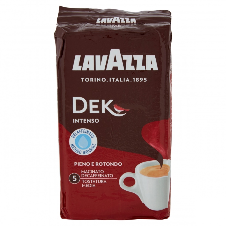LAVAZZA, DEK INTENSO CAFFE MACINATO DECAFFEINATO - 250 G