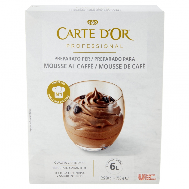 CARTE D'OR MOUSSE CAFFE' GR.750