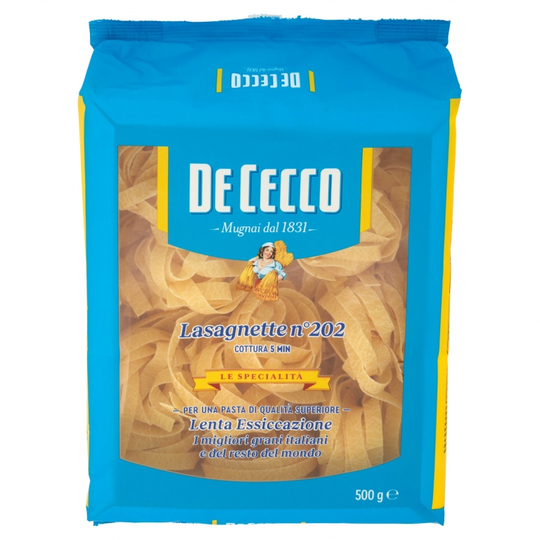 PASTA DE CECCO N.202 LASAGNETTE GR500 NIDI        