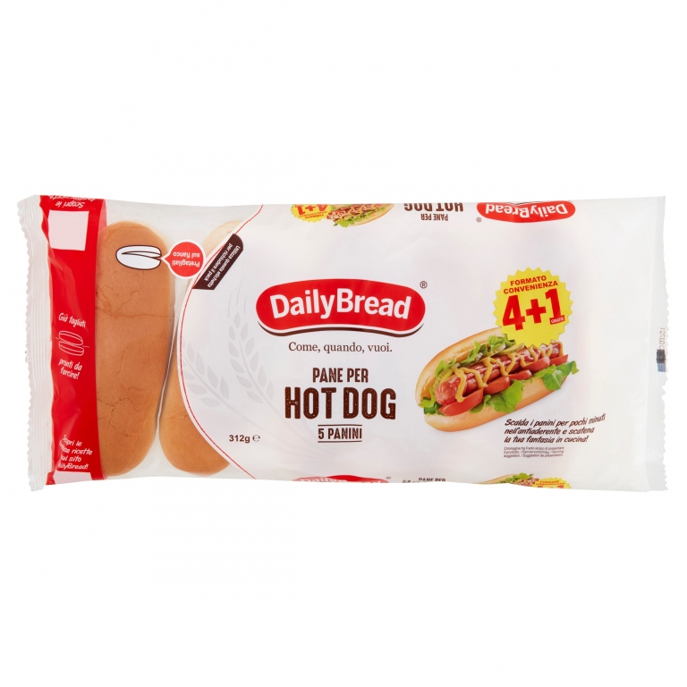 DAILYBREAD HOT DOG 4+1 GR.312