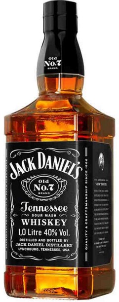 JACK DANIEL'S OLD NO.7 TENNESSEE WHISKEY 1,0 LITRE