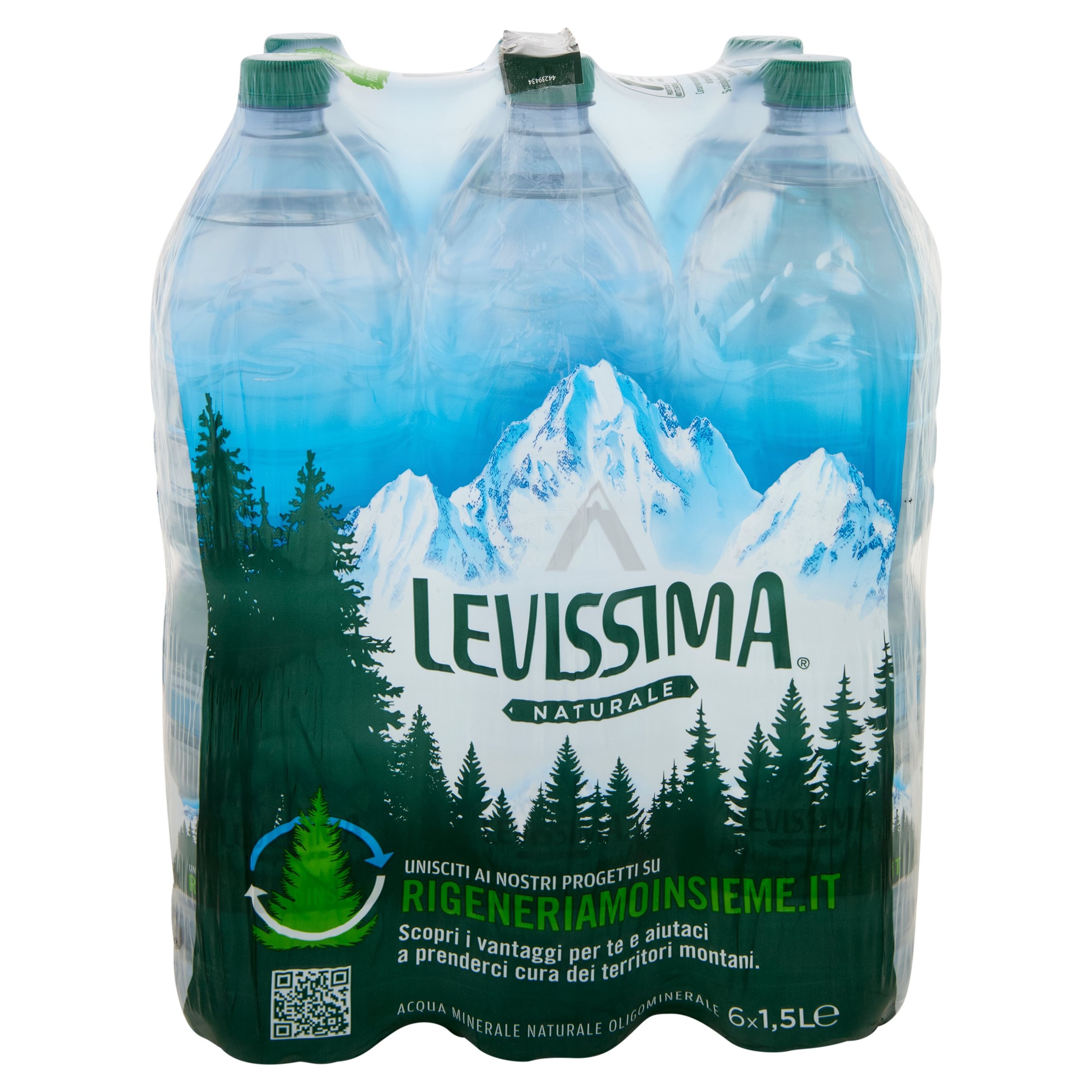 LEVISSIMA, ACQUA MINERALE NATURALE OLIGOMINERALE 1,5L X 6