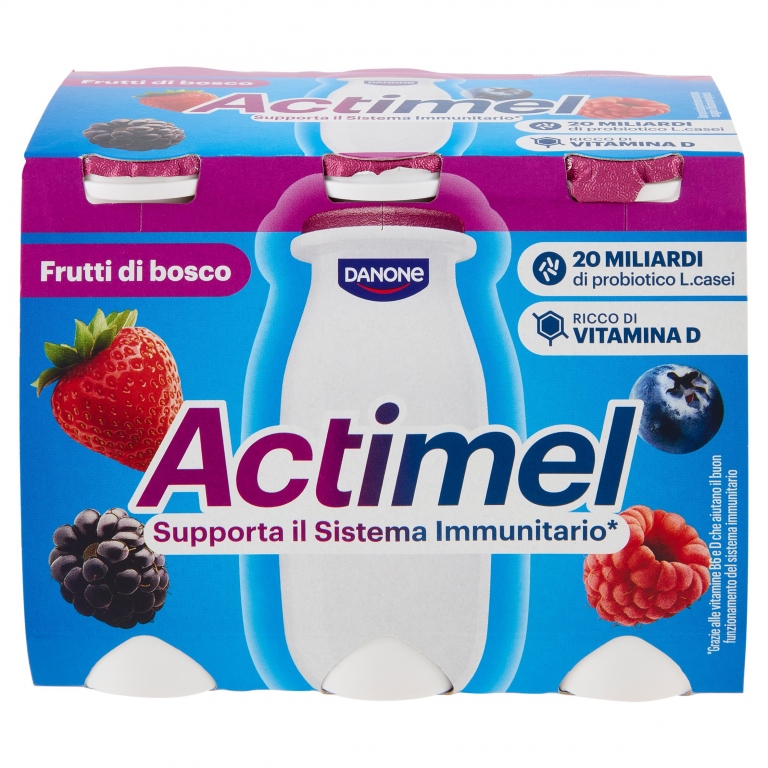 ACTIMEL FRUTTI DI BOSCO 6 X 100 G