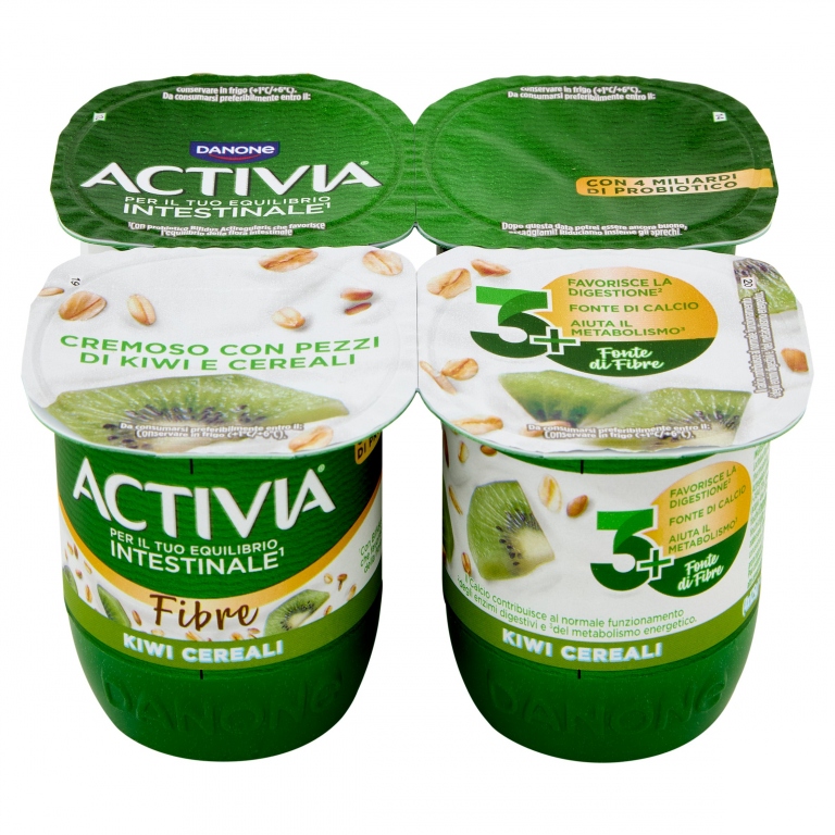 ACTIVIA FIBRE KIWI CEREALI 4 X 125 G
