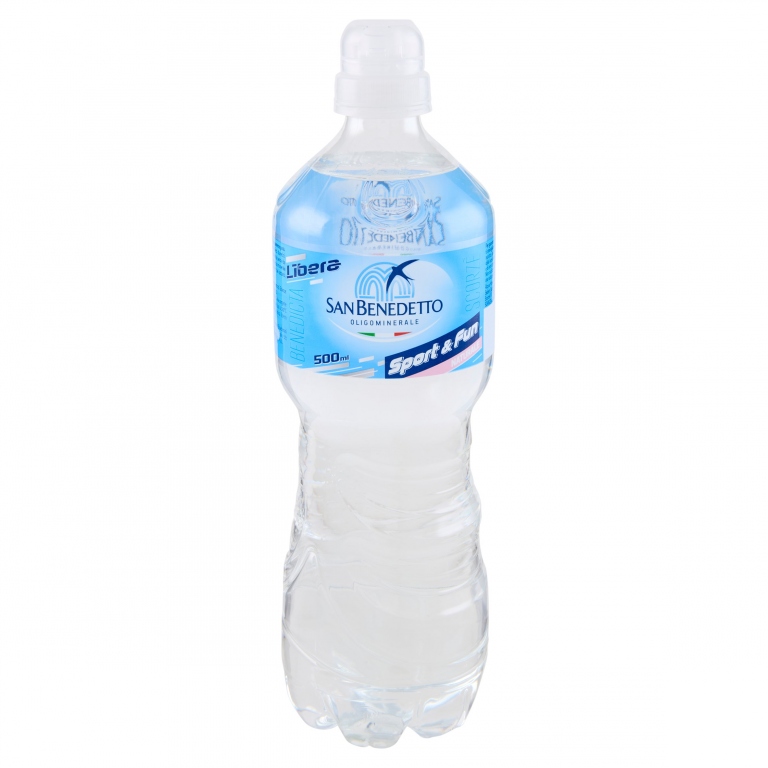 SAN BENEDETTO LIBERA 0,5L  NATURALE - FONTE BENEDICTA F4X6