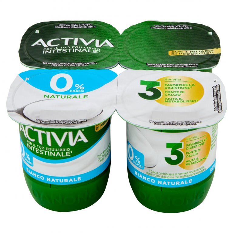 ACTIVIA 0% GRASSI NATURALE 4 X 125 G
