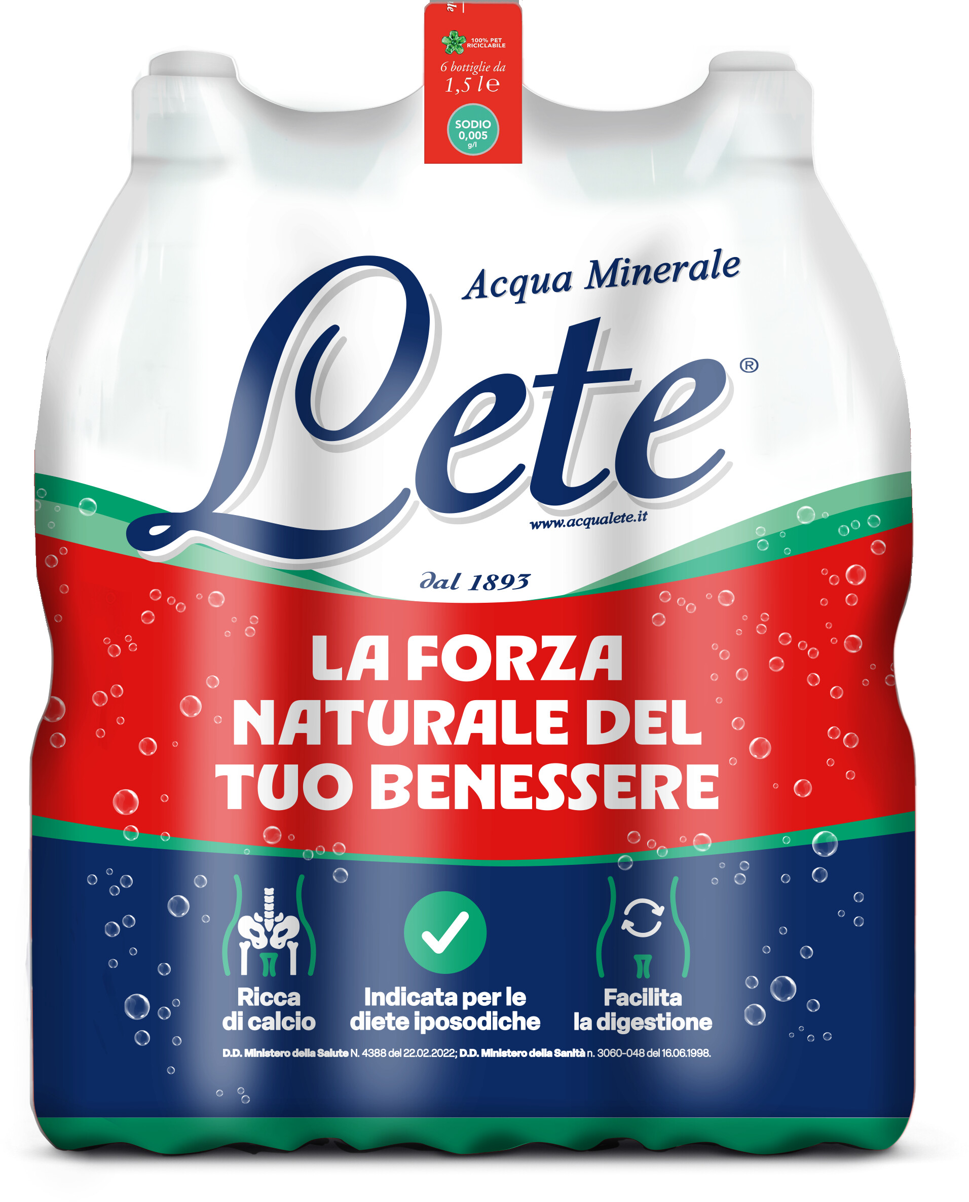 LETE ACQUA MINERALE 6 X 1,5 L