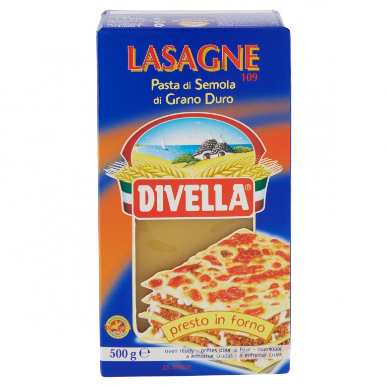 DIVELLA LASAGNE 109 500 G