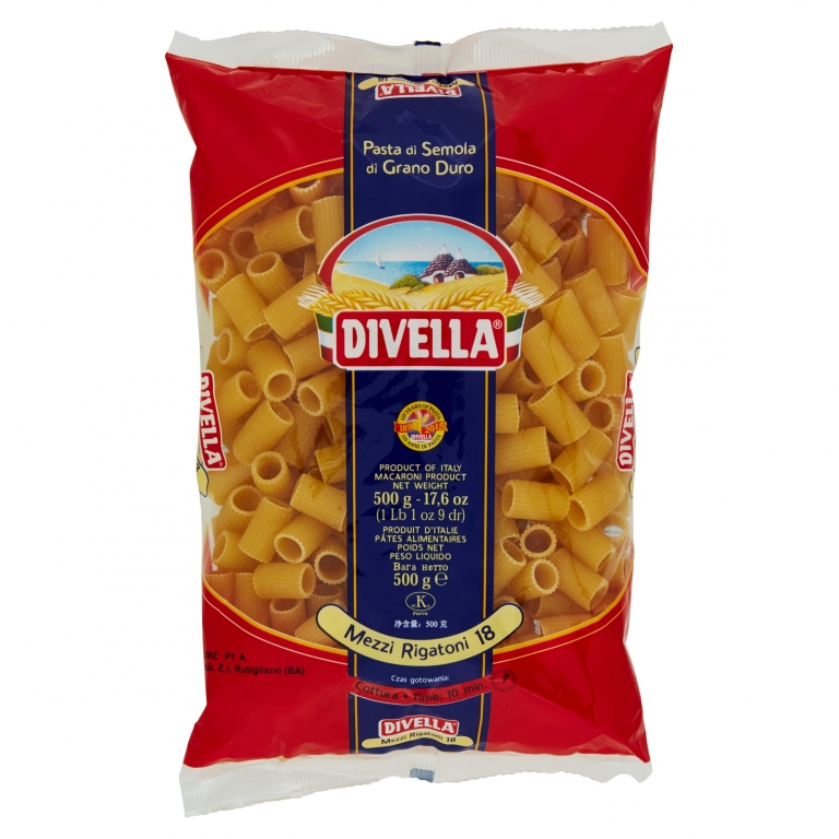 DIVELLA MEZZI RIGATONI 18 500 G
