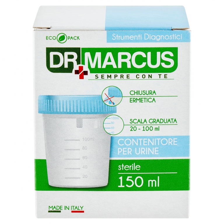 DR MARCUS STRUMENTI DIAGNOSTICI CONTENITORE PER URINE STERILE 150 ML