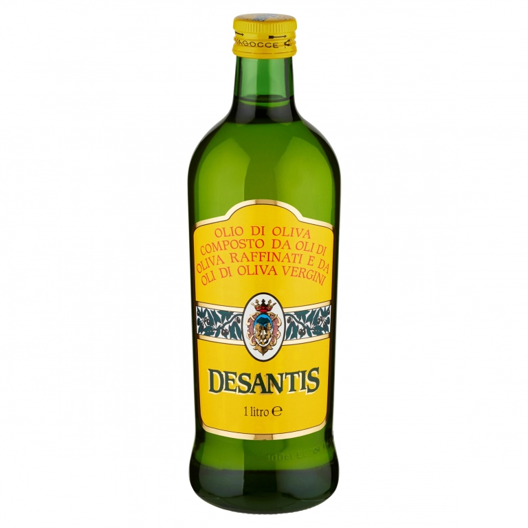 DESANTIS OLIO DI OLIVA COMPOSTO DA OLI DI OLIVA RAFFINATI E DA OLI DI OLIVA VERGINI 1 LITRO