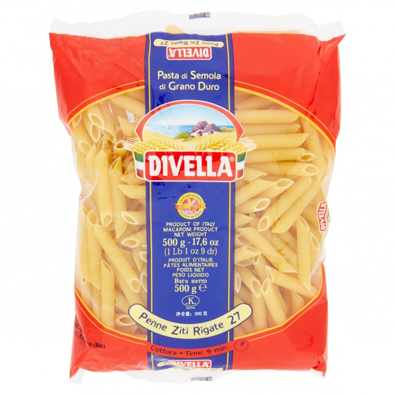 DIVELLA PENNE ZITI RIGATE 27 500 G