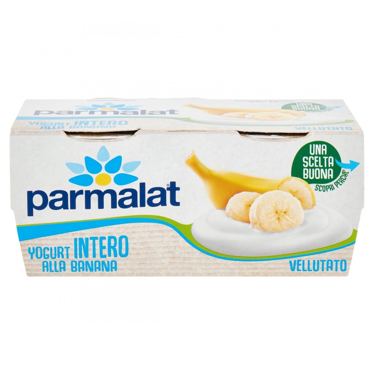 PARMALAT YOGURT INTERO ALLA BANANA VELLUTATO 2 X 125 G