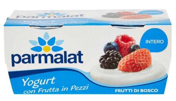 PARMALAT YOGURT CON FRUTTA IN PEZZI INTERO FRUTTI DI BOSCO 2 X 125 G