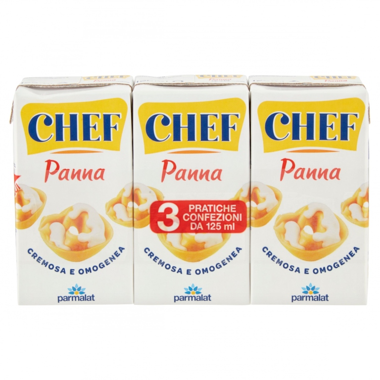 CHEF PANNA 3 X 125 ML
