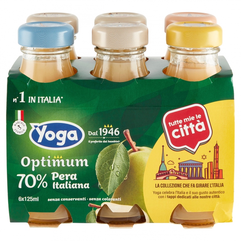 YOGA OPTIMUM 70% PERA ITALIANA 6 X 125 ML