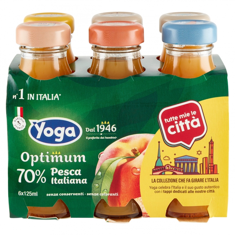 YOGA OPTIMUM 70% PESCA ITALIANA 6 X 125 ML