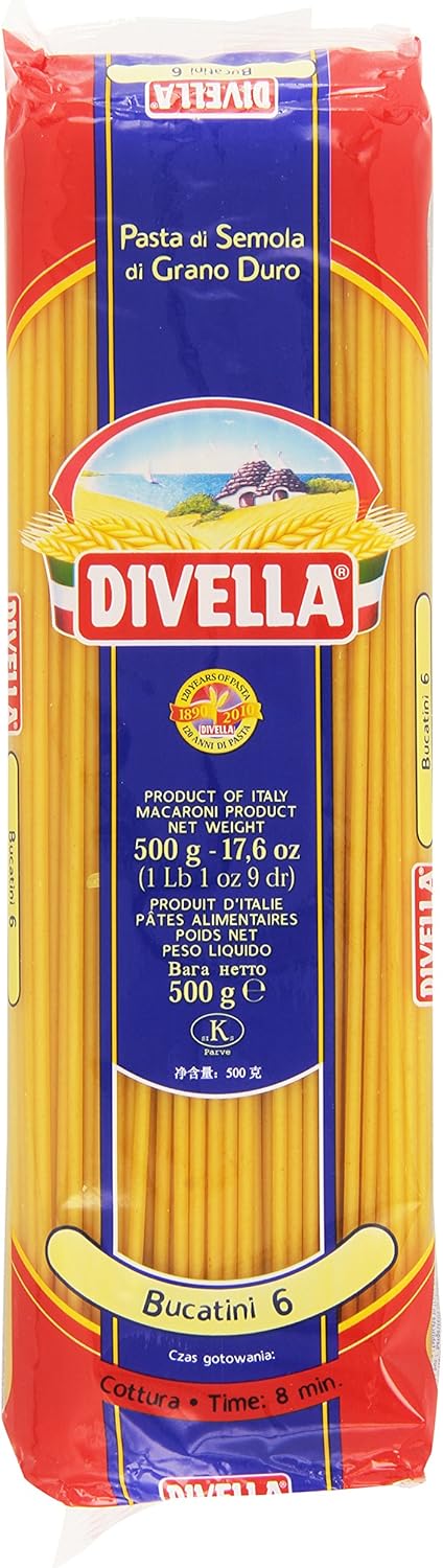 PASTA DIVELLA N.6 BUCATINI GR.500
