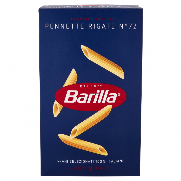 BARILLA PENNETTE RIGATE N.72 500G