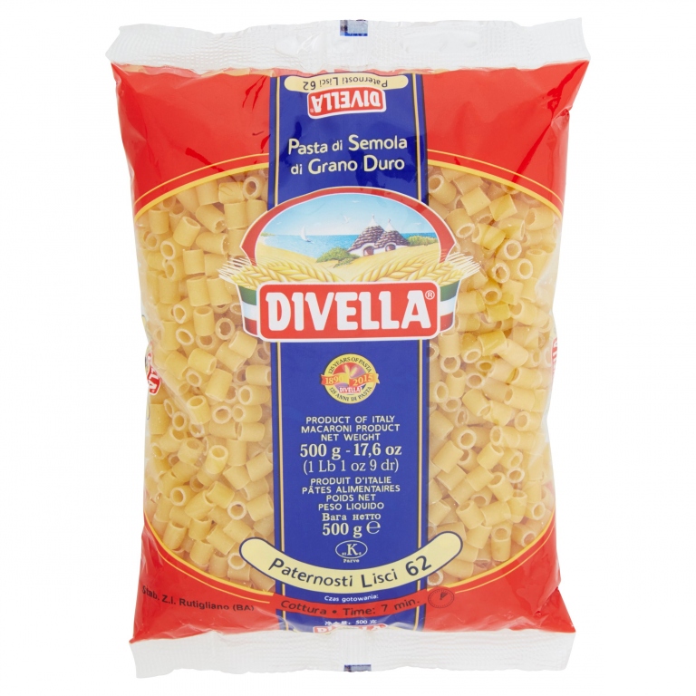 DIVELLA PATERNOSTI LISCI 62 500 G