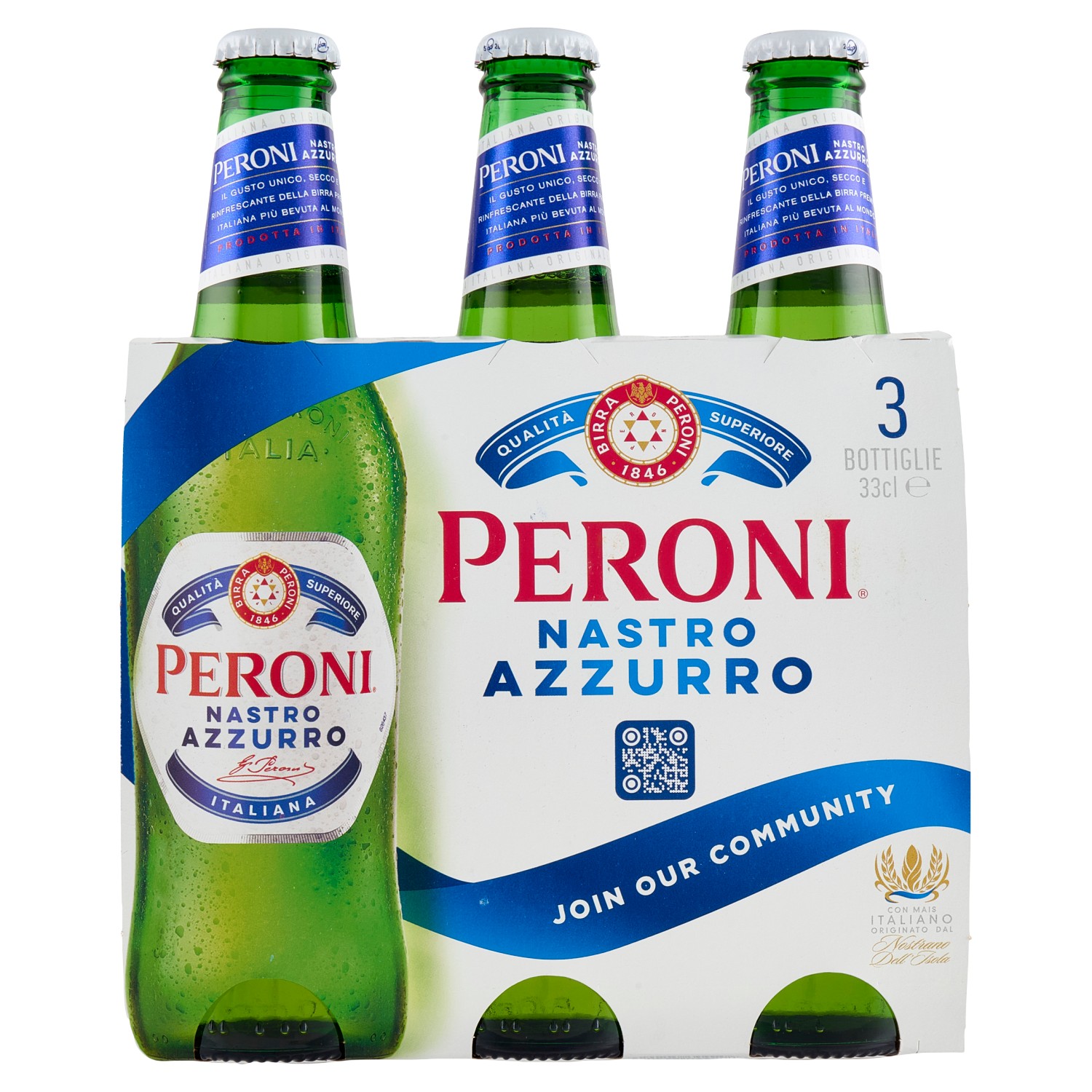 BIRRA NASTRO AZZURRO CL.33X3