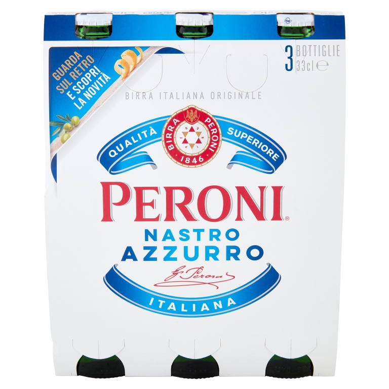 BIRRA NASTRO AZZURRO CL.33X3