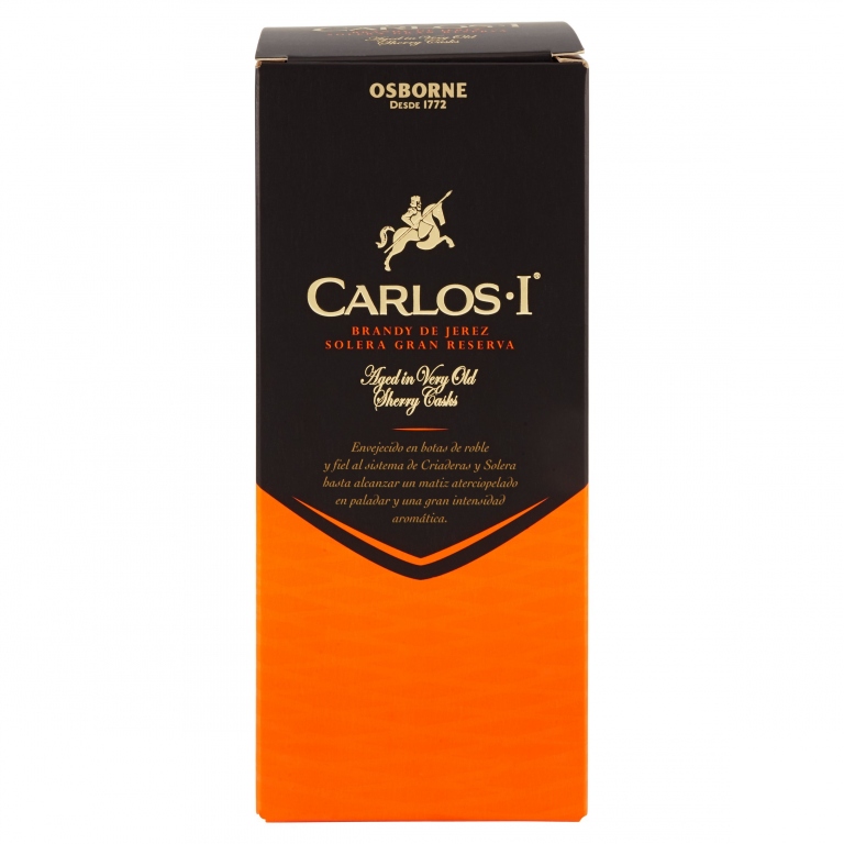 CARLOS I BRANDY DE JEREZ SOLERA GRAN RESERVA 70 CL