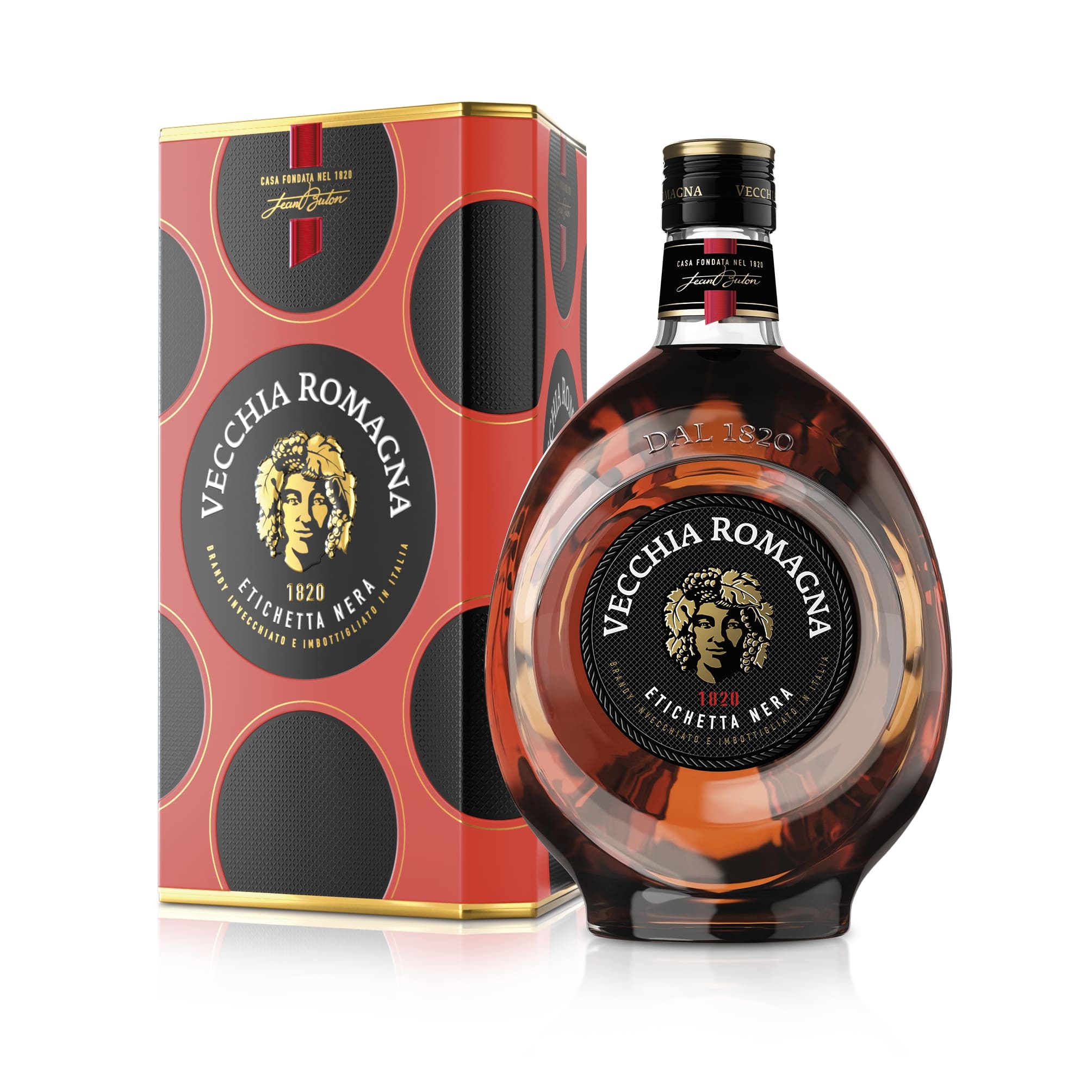 BRANDY VECCHIA ROMAGNA ET/NERA CL.70 LATTA