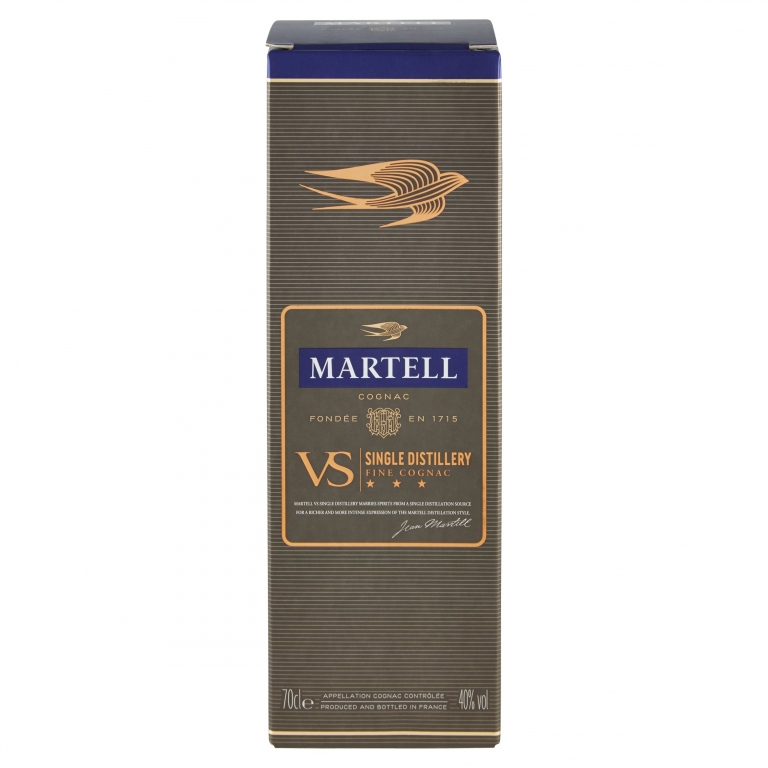 MARTELL VS SINGLE DISTILLERY FINE COGNAC 70 CL