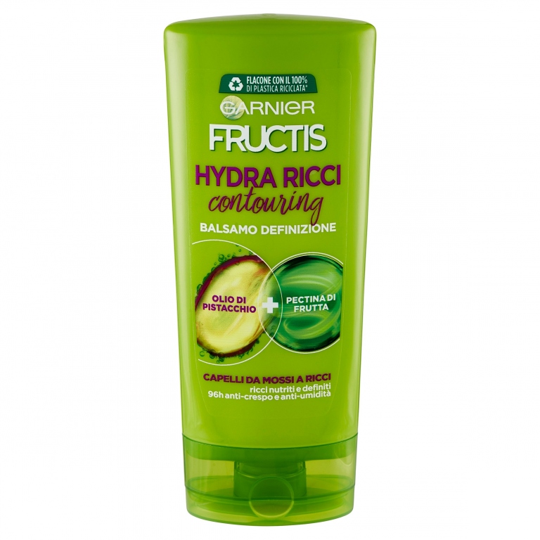 GARNIER FRUCTIS BALSAMO HYDRA RICCI CONTOURING CON PECTINA DELLA FRUTTA E OLIO DI PISTACCHIO, 200 ML