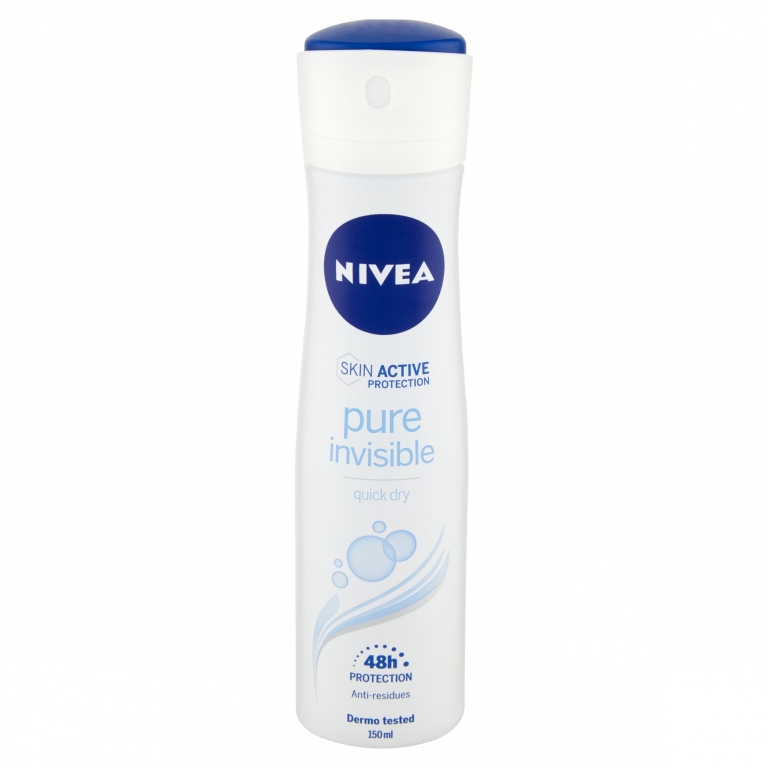 NIVEA DEODORANT ANTI-PERSPIRANT PURE INVISIBLE 150 ML