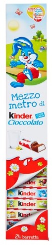FERRERO KINDER MEZZO METRO T8X3