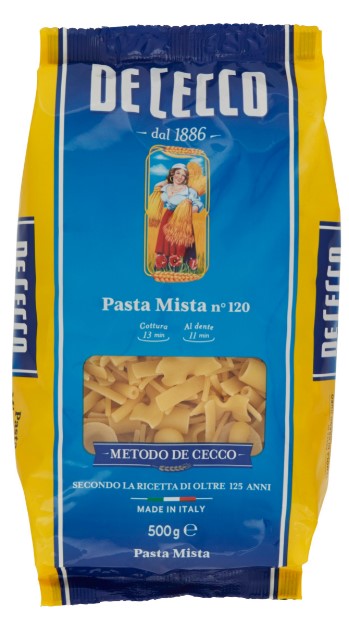 PASTA DE CECCO MISTA N.120 GR.500                 