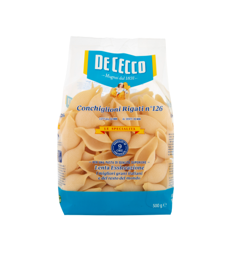 PASTA DE CECCO N.126 CONCHIGLIONI RIG.GR500       