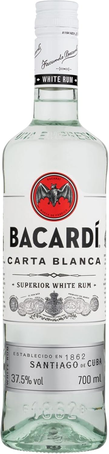 BACARDI CARTA BLANCA SUPERIOR WHITE RUM 700ML