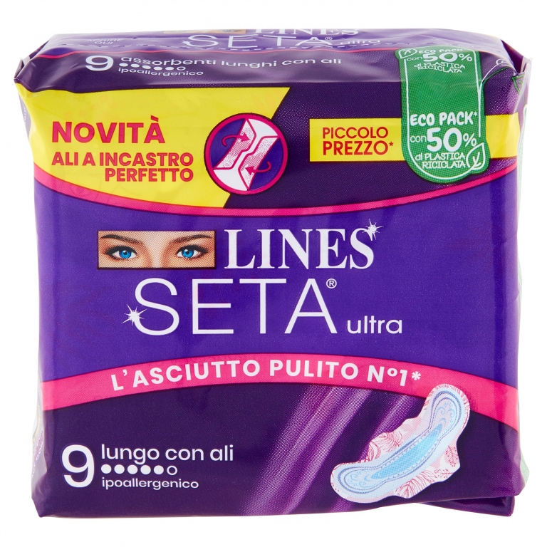 LINES SETA ULTRA NOTTE CON ALI X 10