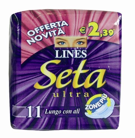 LINES SETA ULTRA NOTTE CON ALI X 10
