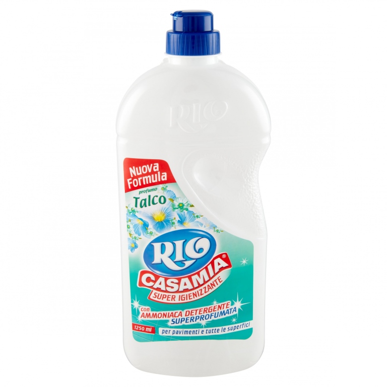 RIO CASAMIA IGIENIZZANTE CON AMMONIACA DETERGENTE PROFUMO TALCO 1250 ML