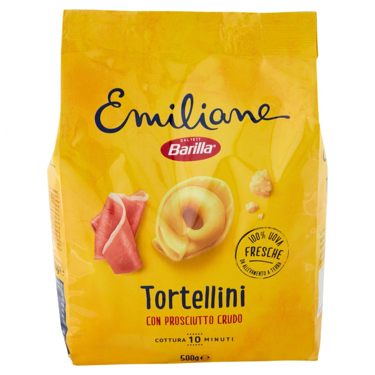 BARILLA EMILIANE TORTELLINI CON PROSCIUTTO CRUDO 500 G