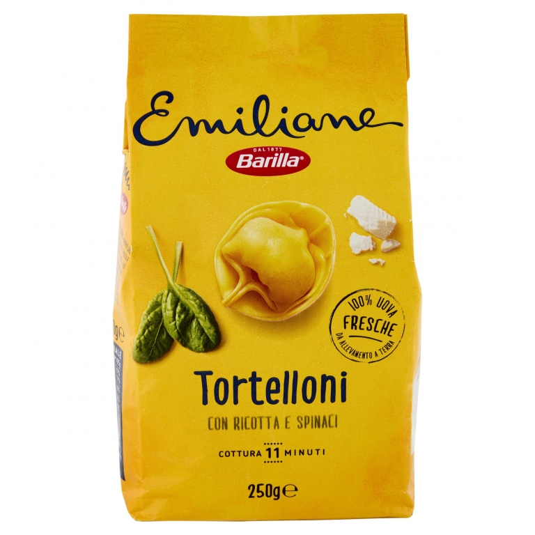 BARILLA EMILIANE TORTELLONI CON RICOTTA E SPINACI 250 G