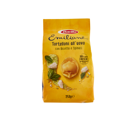 BARILLA EMILIANE TORTELLONI CON RICOTTA E SPINACI 250 G