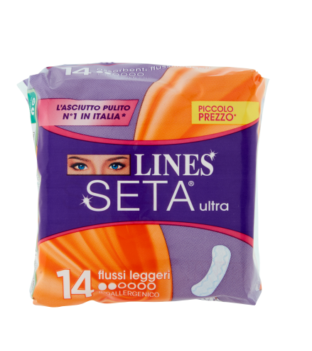 LINES SETA ULTRA FLUSSI LEGGERI X 14