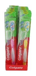 COLGATE SPAZZOLINO TWISTER WHITE, CON SETOLE A SPIRALE LUCIDANTI, MEDIO