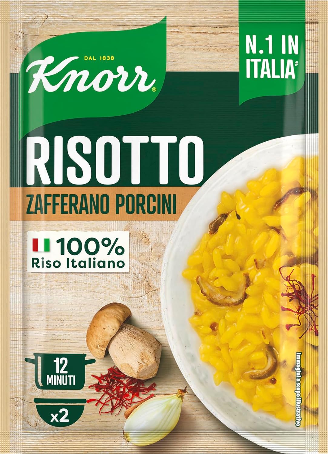KNORR RISOTTERIA ZAFFERANO E PORCINI 175 G