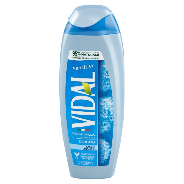 VIDAL SENSITIVE DOCCIASCHIUMA TALCO LIQUIDO 250 ML