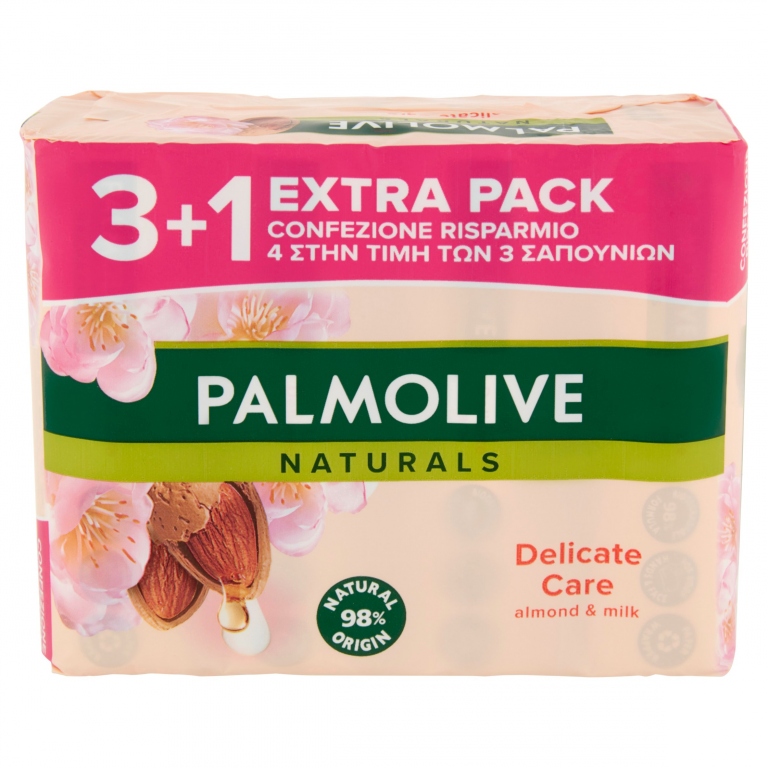 SAPONETTE PALMOLIVE GR.90X4 SENSITIVE LATTE MANDOR