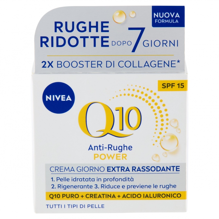 NIVEA Q10 POWER ANTI-RUGHE + RASSODA & TONIFICA CREMA GIORNO SPF15 50 ML